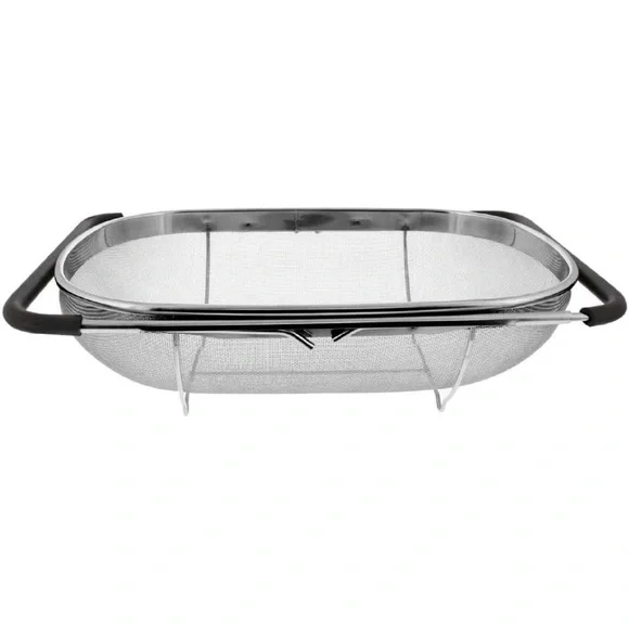 Expandable stainless steel colander - Picture 1 of 8